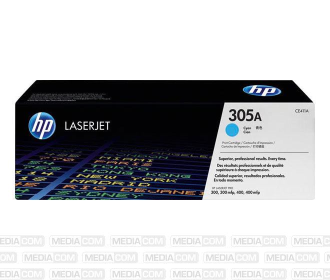 Lasertoner CE411A cyan