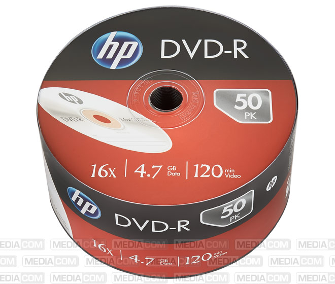 DVD-R 4.7GB/120Min/16x Bulk Pack (50 Disc)