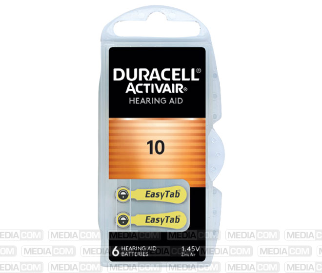 Batterie Zinc Air, 10, 1.45V