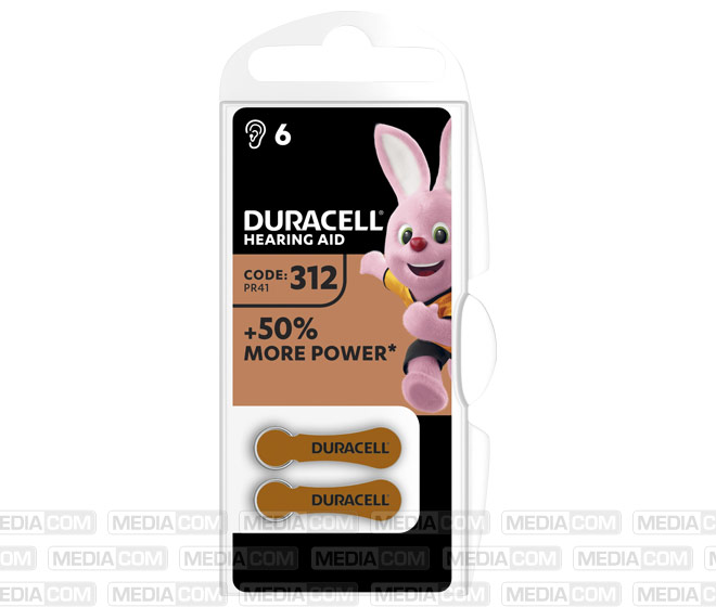 Batterie Zinc Air, 312, 1.4V