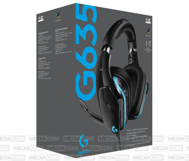 Gaming Headset G635, USB, Audio, Stereo 7.1
