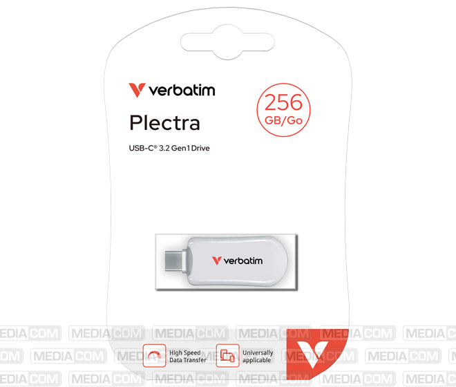 USB 3.2 Stick 256GB, Plectra, weiss