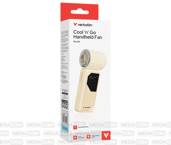 Handventilator Cool'n'Go AirJet weiss/silber
