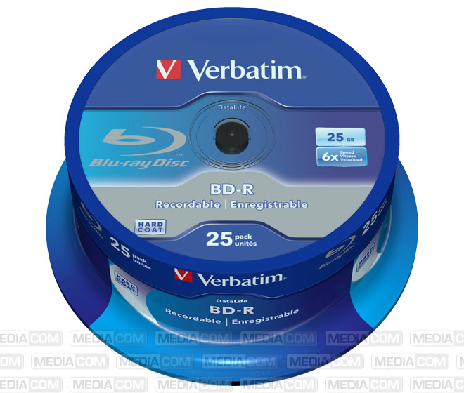 BD-R 25GB/1-6x Cakebox (25 Disc)
