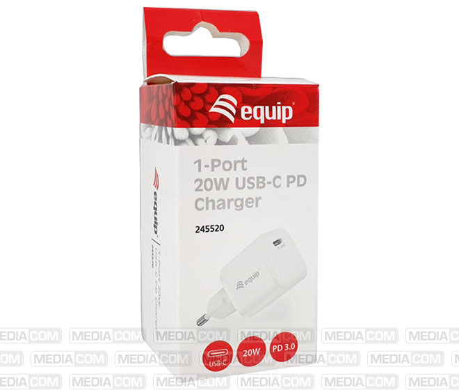 USB-Charger, 1-Port, 20W, weiss