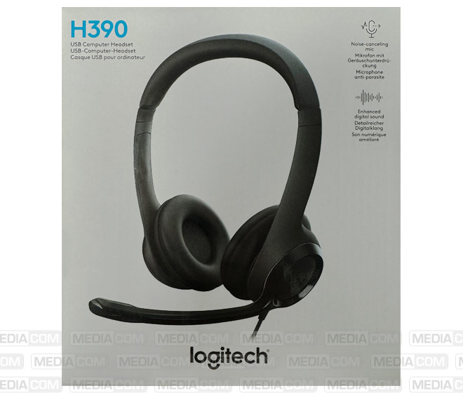 Headset H390, USB, Stereo