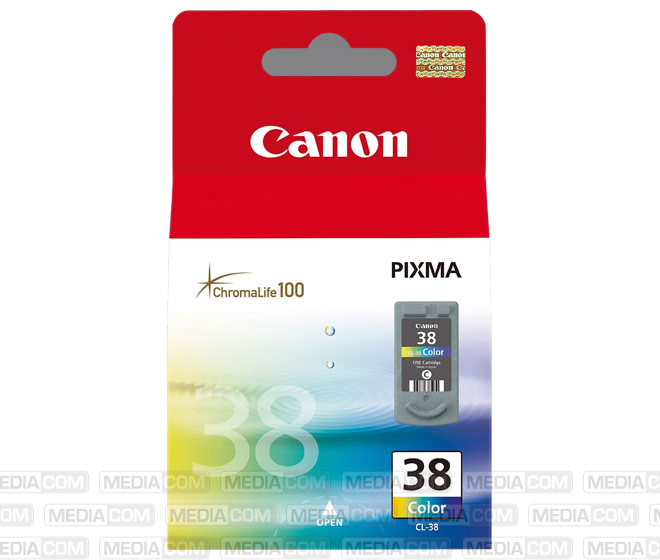 Canon CLI-38 Tintenpatrone – Original | Farbig (Cyan, Magenta, Gelb) | Kompatibel Mit PIXMA IP, MP & MX Serien