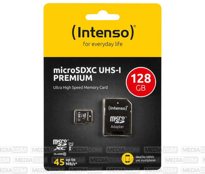 microSDXC Card 128GB, Premium, Class 10, U1