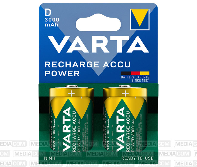 Akku NiMH, Mono, D, HR20, 1.2V/3000mAh