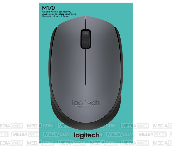 Maus M170, Wireless, grau