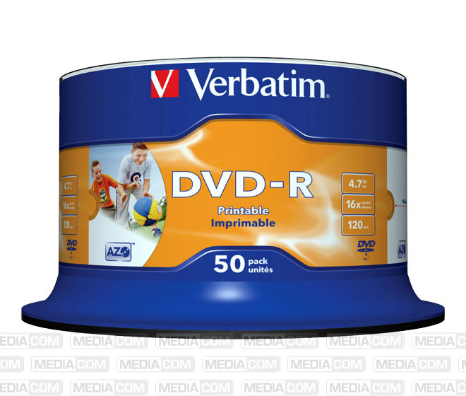 DVD-R 4.7GB/120Min/16x Cakebox (50 Disc)