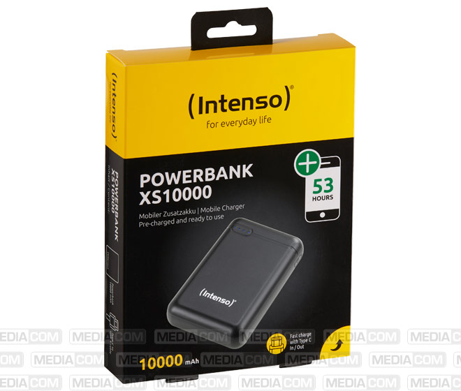 Akku Powerbank, 10.000mAh, XS10000, schwarz