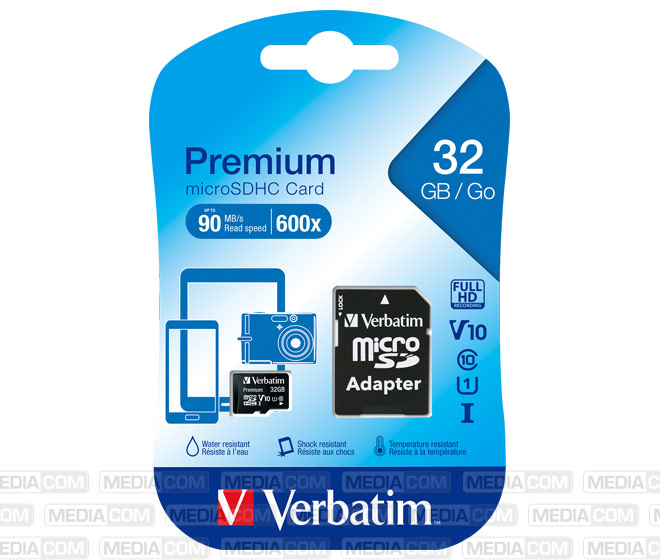 microSDHC Card 32GB, Premium, Class 10, U1