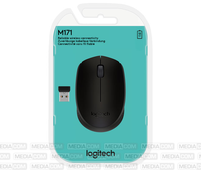Maus M171, Wireless, schwarz Maus M171, Wireless, schwarz