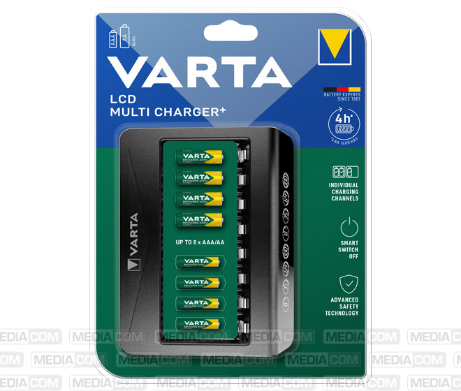 Akku NiMH, Universal Ladegerät, LCD Multi Charger+