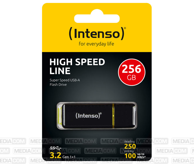 USB 3.2 Stick 265GB, High Speed Line, schwarz