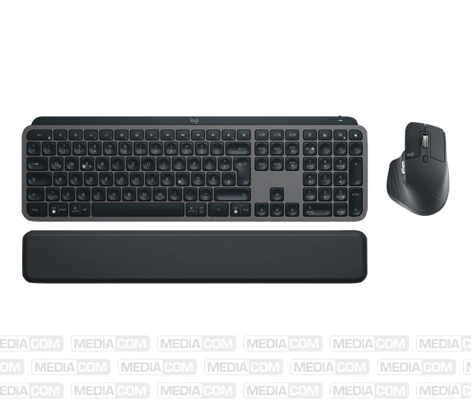 Tastatur-Maus Set MX Keys S, Wireless, Bluetooth, grafit