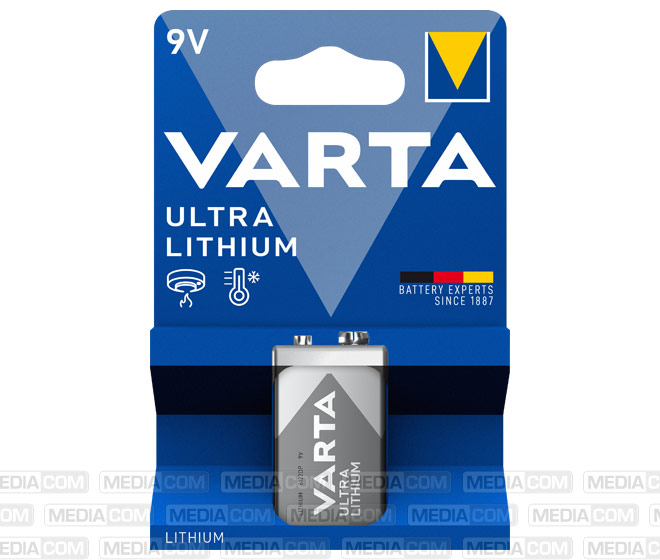 Batterie Lithium, E-Block, 6FR61, 9V