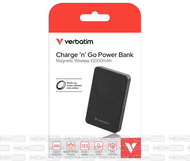 Akku Powerbank, 10.000mAh, schwarz