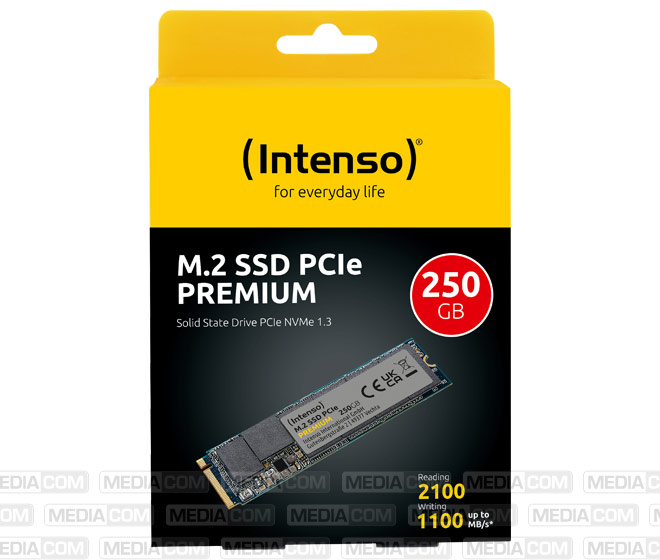 SSD 250GB, PCIe 3.0, M.2 2280, NVMe, Premium