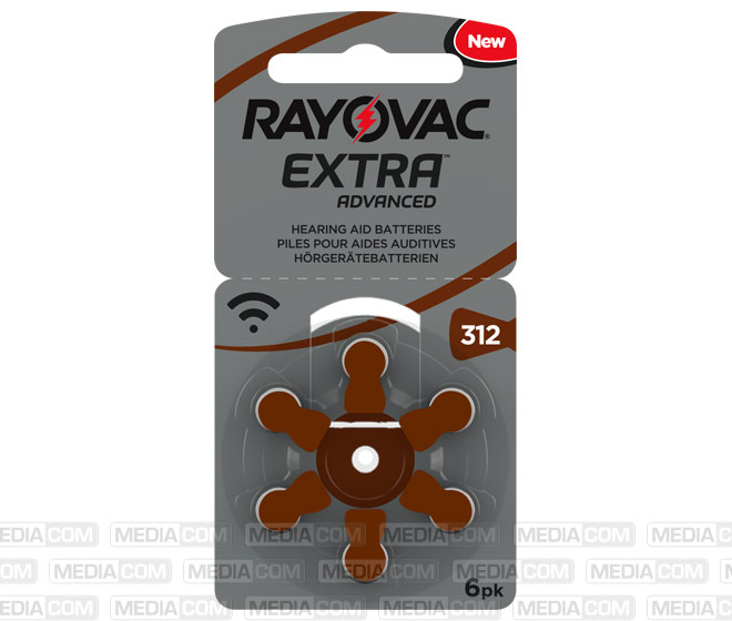 Batterie Zinc Air, 312, 1.4V