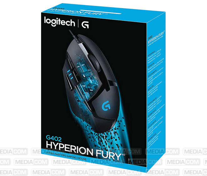 Gaming Maus G402, Hyperion Fury, USB, schwarz