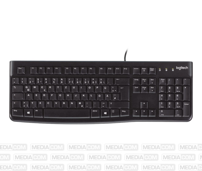 Tastatur K120, USB, schwarz