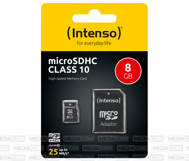 microSDHC Card  8GB, Class 10