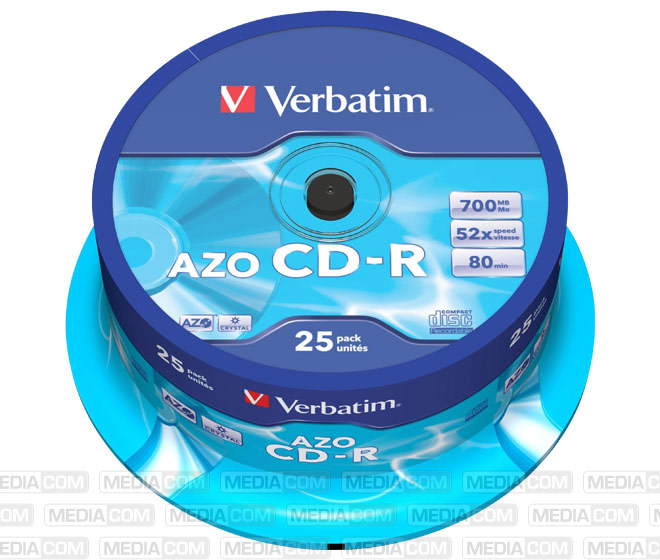 CD-R 80min/700MB/52x Cakebox  (25 Disc)