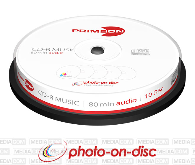 CD-R 80Min/AUDIO Cakebox (10 Disc)