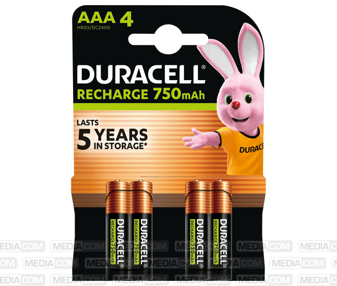 Akku NiMH, Micro, AAA, HR03, 1.2V/750mAh