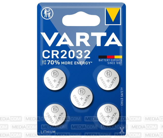 Batterie Lithium, Knopfzelle, CR2032, 3V