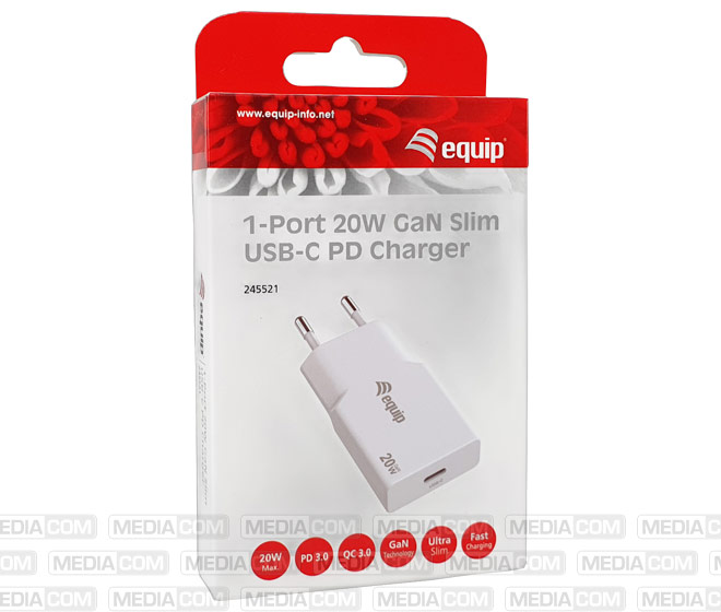 USB-Charger, GaN, 2-Port, 30W, weiss