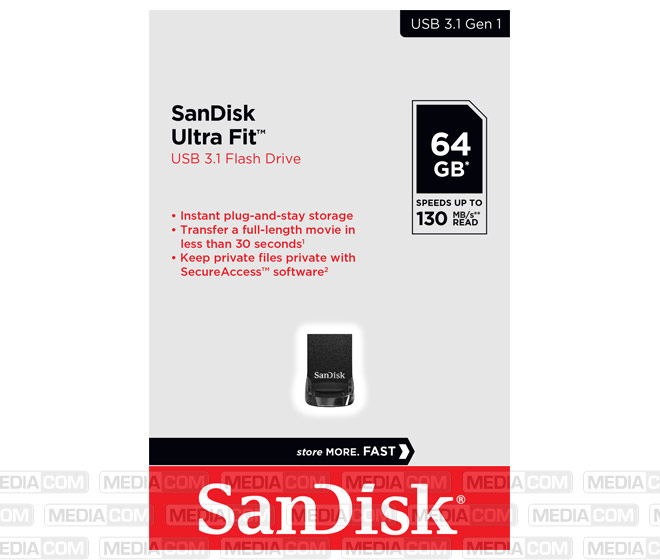 USB 3.1 Stick 64GB, Ultra Fit