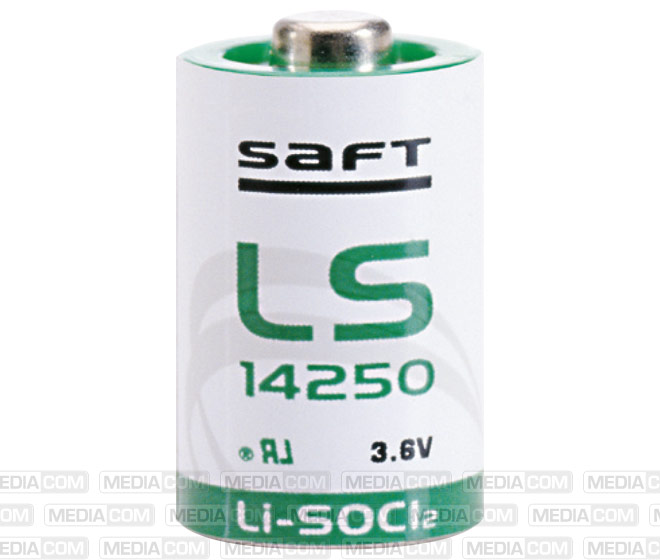 Batterie Lithium, LS14250, 1/2 AA, 3.6V, 1200mAh