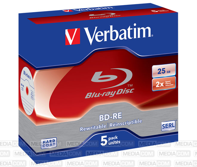 BD-RE 25GB/1-2x Jewelcase (5 Disc) BD-RE 25GB/1-2x Jewelcase (5 Disc)