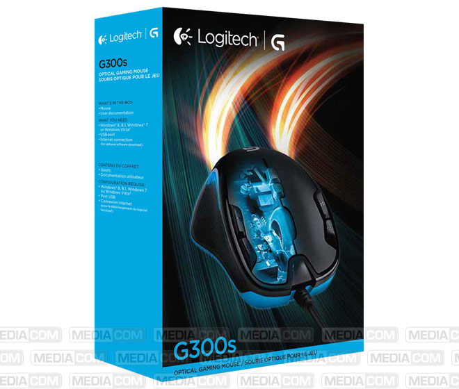 Gaming Maus G300S, USB, schwarz