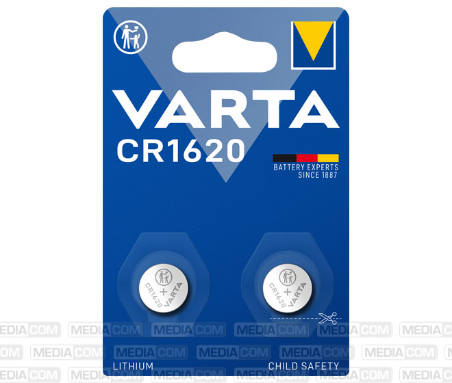 Batterie Lithium, Knopfzelle, CR1620, 3V