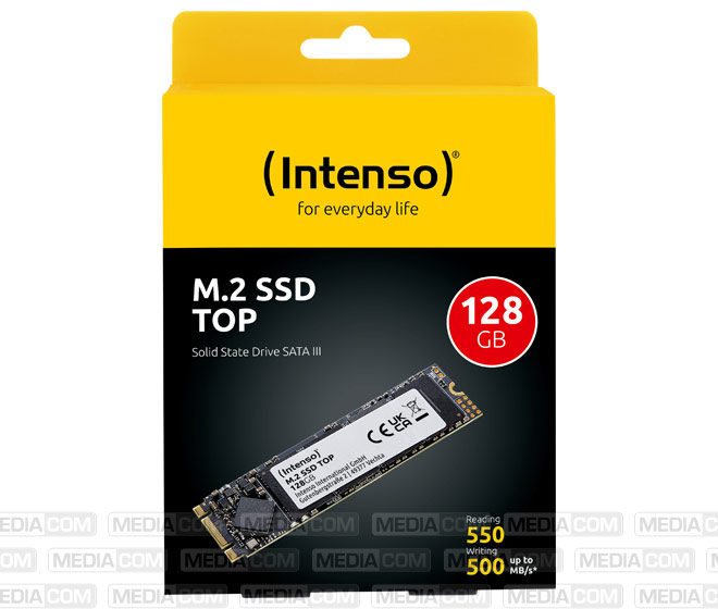 SSD 128GB, SATA-III, M.2 2280, Top SSD 128GB, SATA-III, M.2 2280, Top