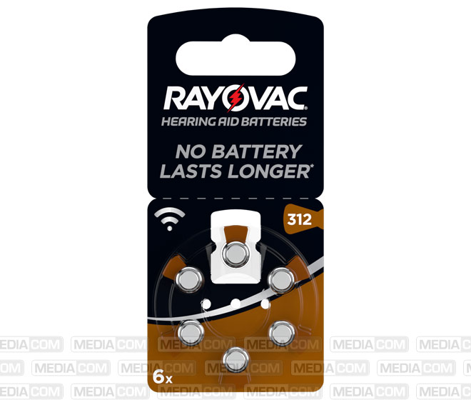 Batterie Zinc Air, 312, 1.4V