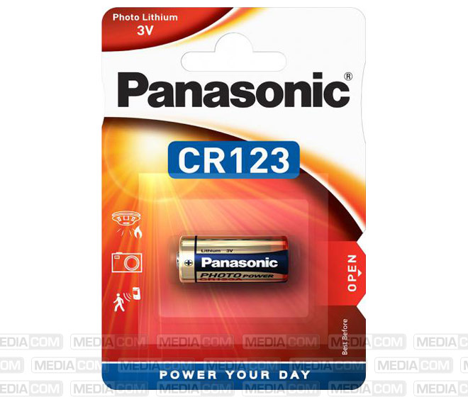 Batterie Lithium, CR123, 3V