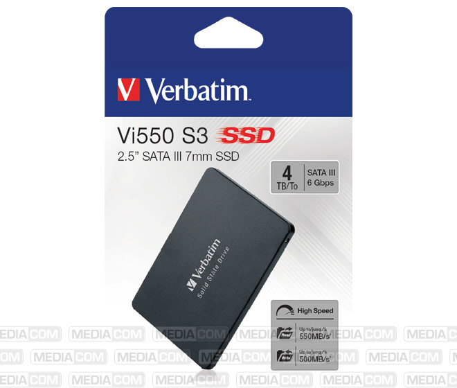 SSD 4TB, SATA-III, 6.35cm (2.5''), Vi550