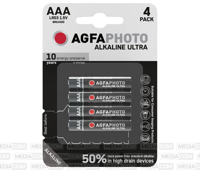 Batterie Alkaline, Micro, AAA, LR03, 1.5V