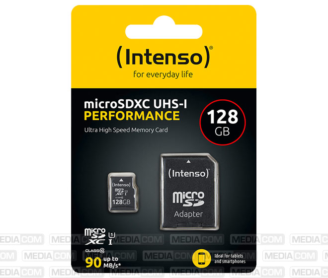 microSDXC Card 128GB, Performance, Class 10, U1
