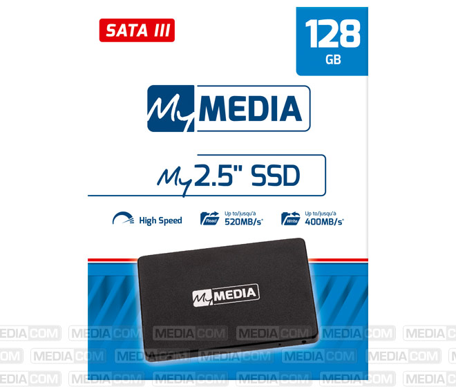 SSD 128GB, SATA-III, 6.35cm (2.5'')