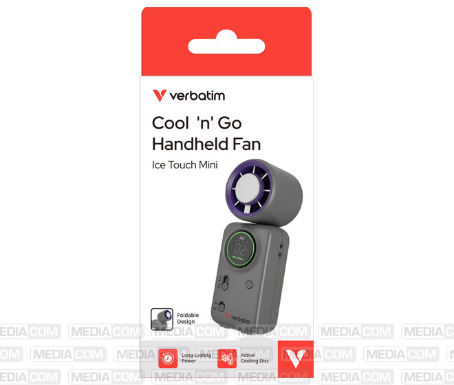 Handventilator Cool'n'Go IceTouch MINI lila/grau