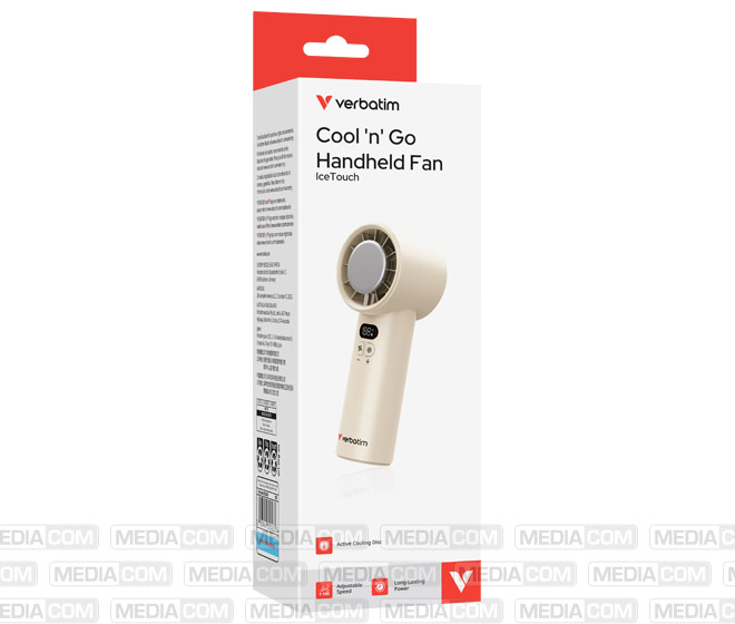 Handventilator Cool'n'Go IceTouch weiss/silber