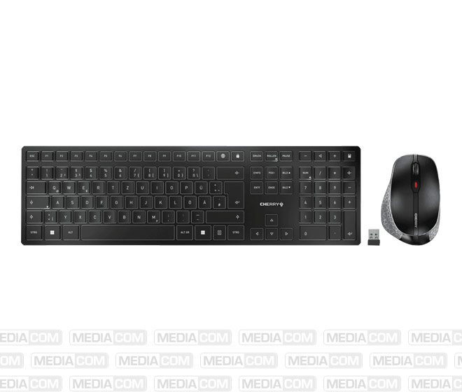 Tastatur-Maus Set DW 9500 Slim, Wireless, Bluetooth, schwarz