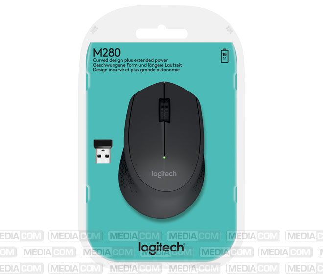 Maus M280, Wireless, schwarz