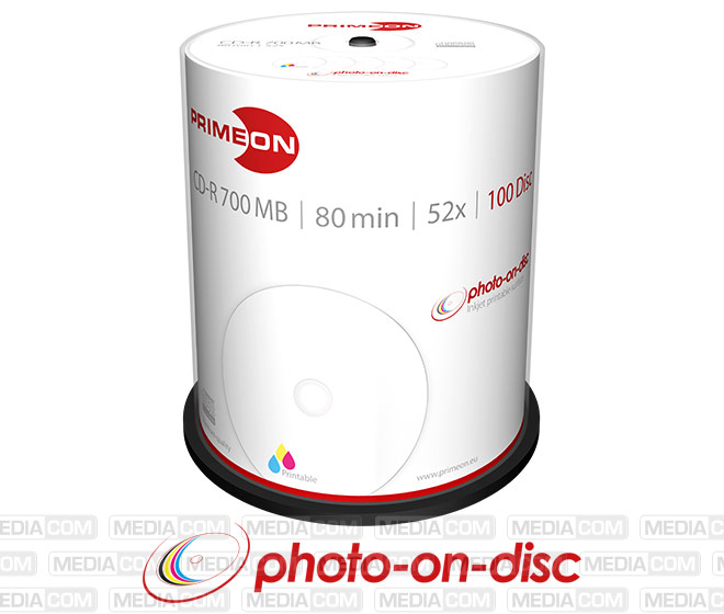 CD-R 80Min/700MB/52x Cakebox (100 Disc)